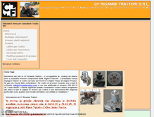 Tablet Screenshot of cfricambitrattori.com